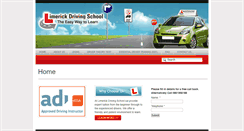 Desktop Screenshot of limerickdrivingschool.ie