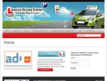 Tablet Screenshot of limerickdrivingschool.ie